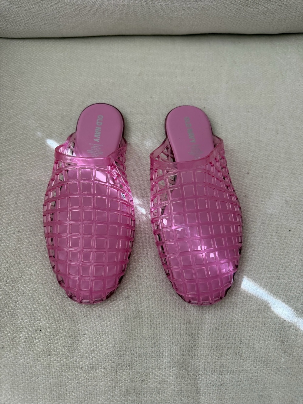 Old Navy Pink Jelly Flats